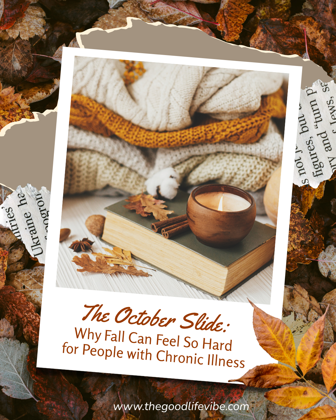 🍂 The October Slide: Why Fall Can Feel So Hard for People with Chronic Illness