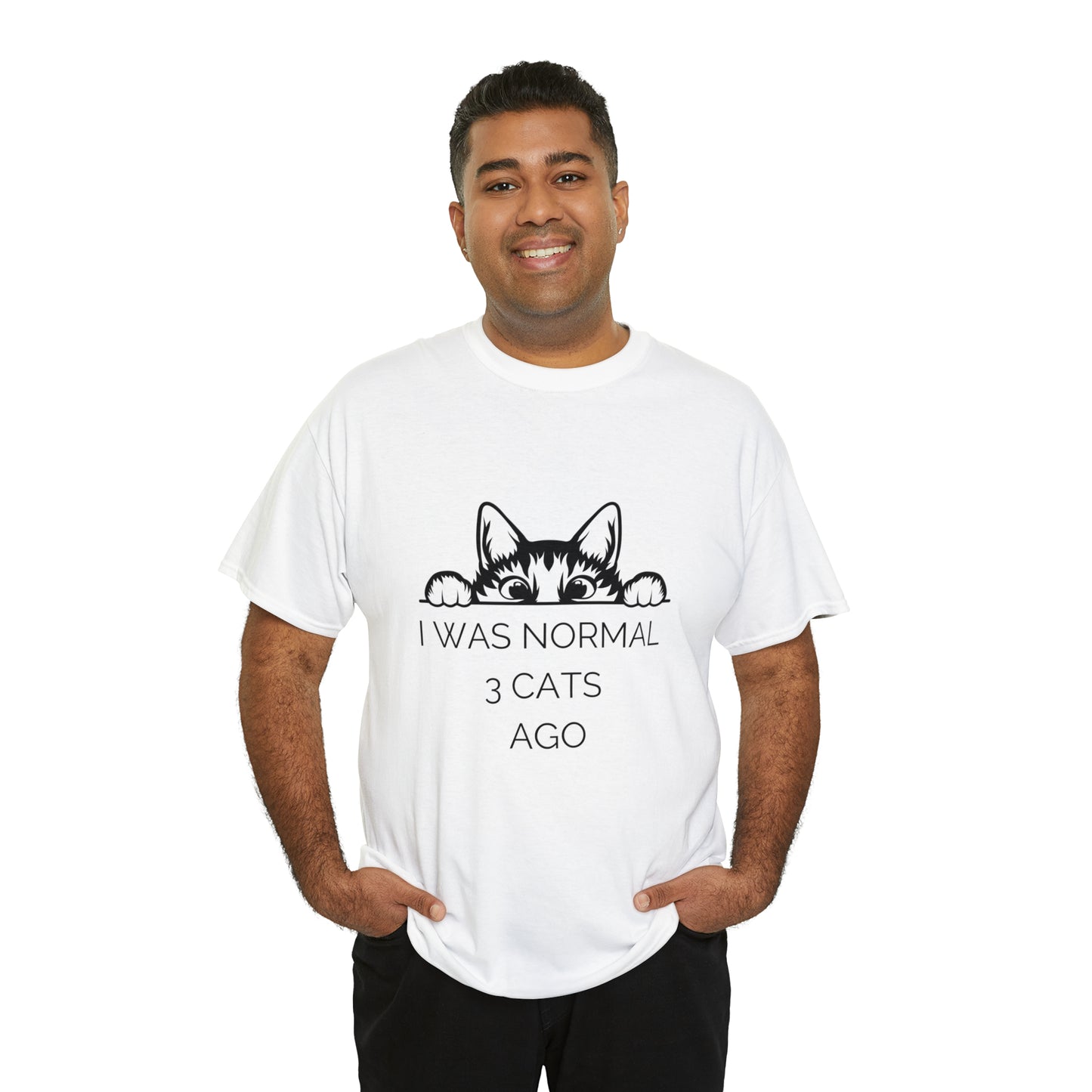 I Was Normal 3 Cats Ago Funny Cat Lover T-Shirt