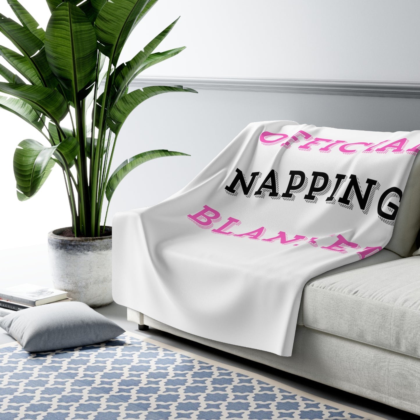 Official Napping Blanket Fleece Throw Blanket