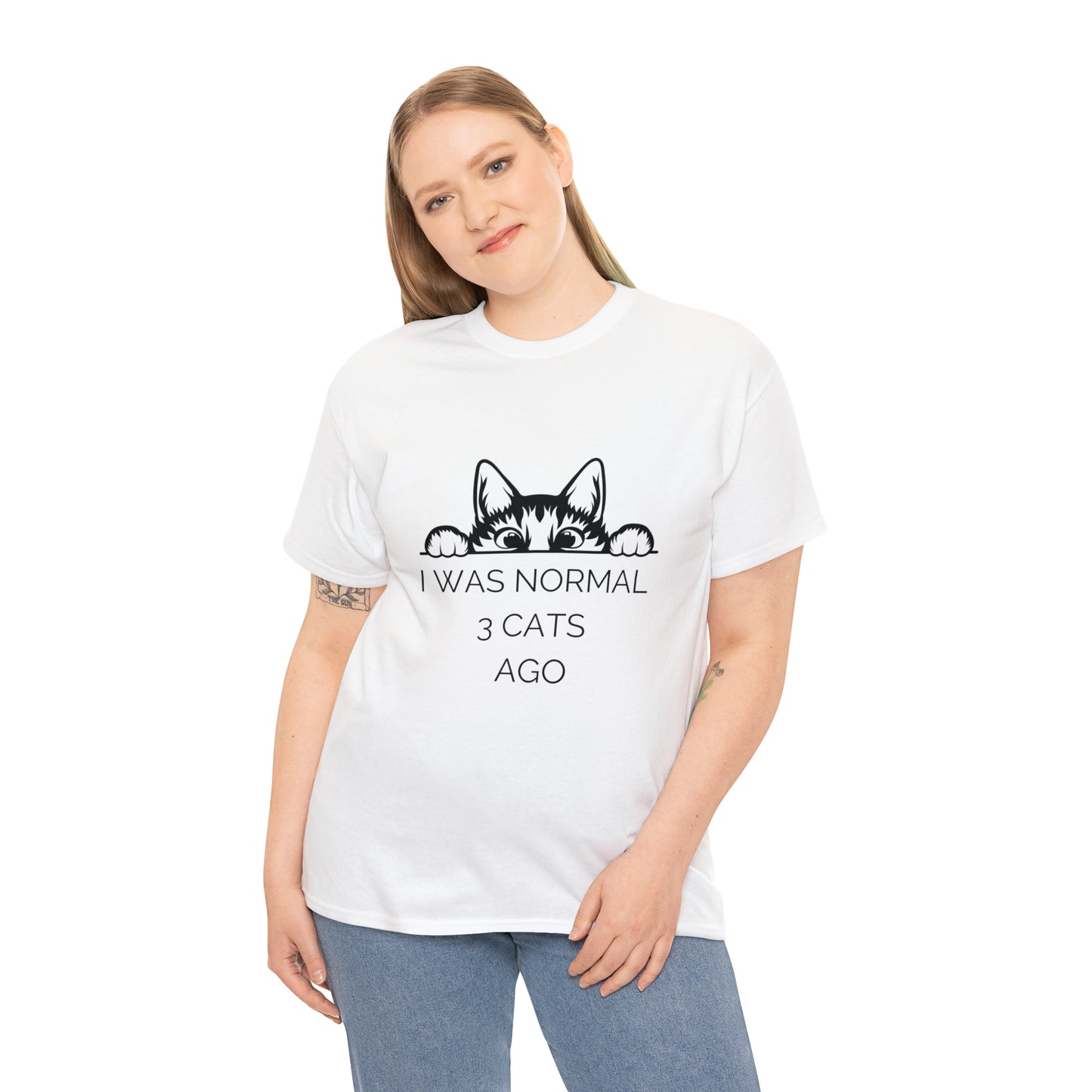 I Was Normal 3 Cats Ago Funny Cat Lover T-Shirt