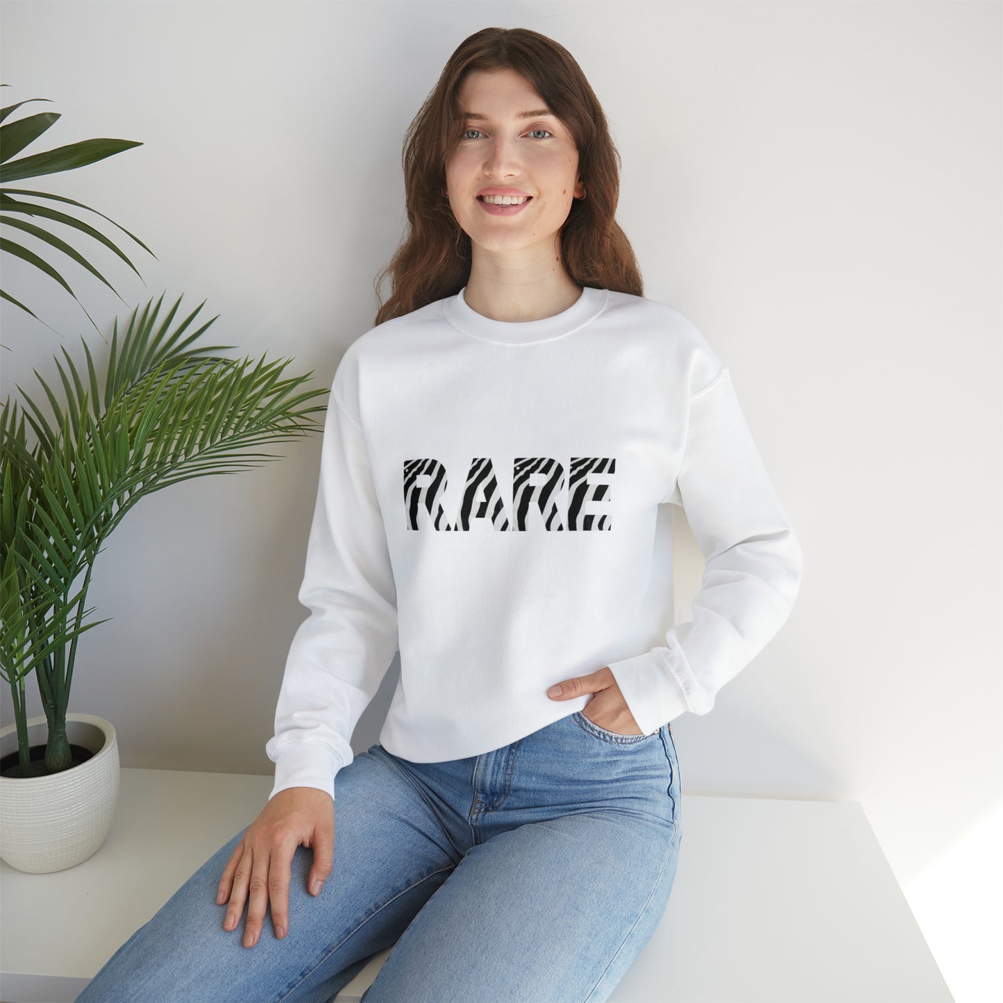 "Rare" Disease Zebra Print Sweatshirt