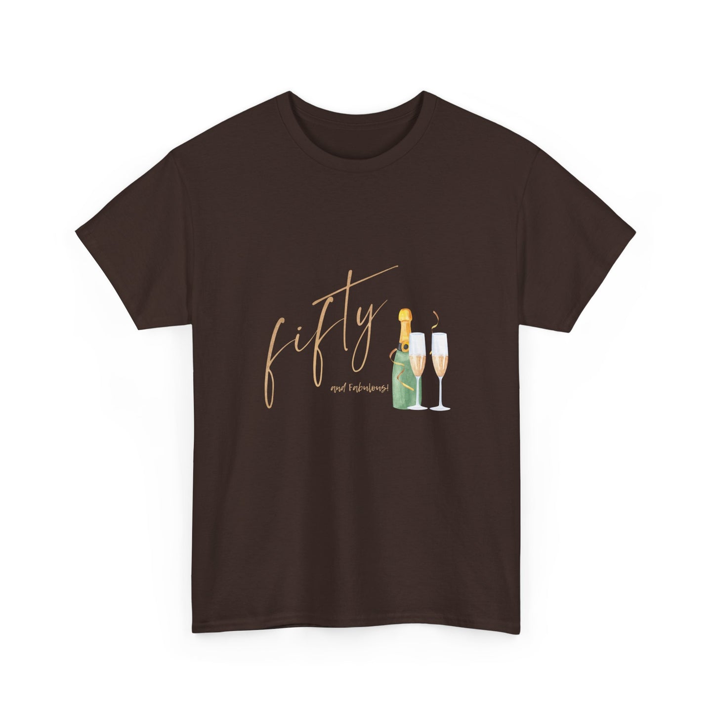 Fifty and Fabulous Shirt, 50th Birthday Shirt, 50th Birthday Gift Ideas, Mom Birthday. Woman's 50th Birthday, Gifts For Girlfriends, 50th