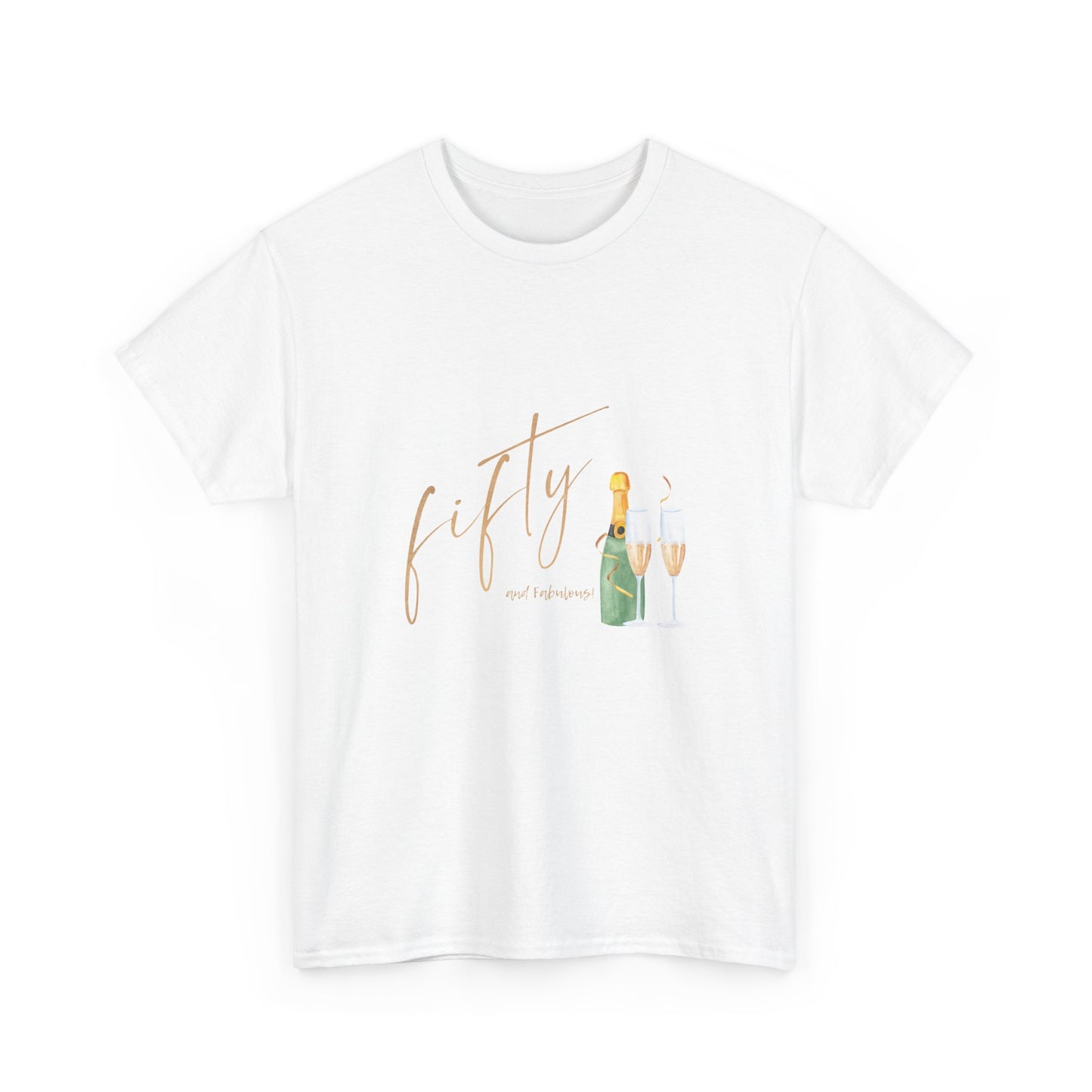 Fifty and Fabulous Shirt, 50th Birthday Shirt, 50th Birthday Gift Ideas, Mom Birthday. Woman's 50th Birthday, Gifts For Girlfriends, 50th