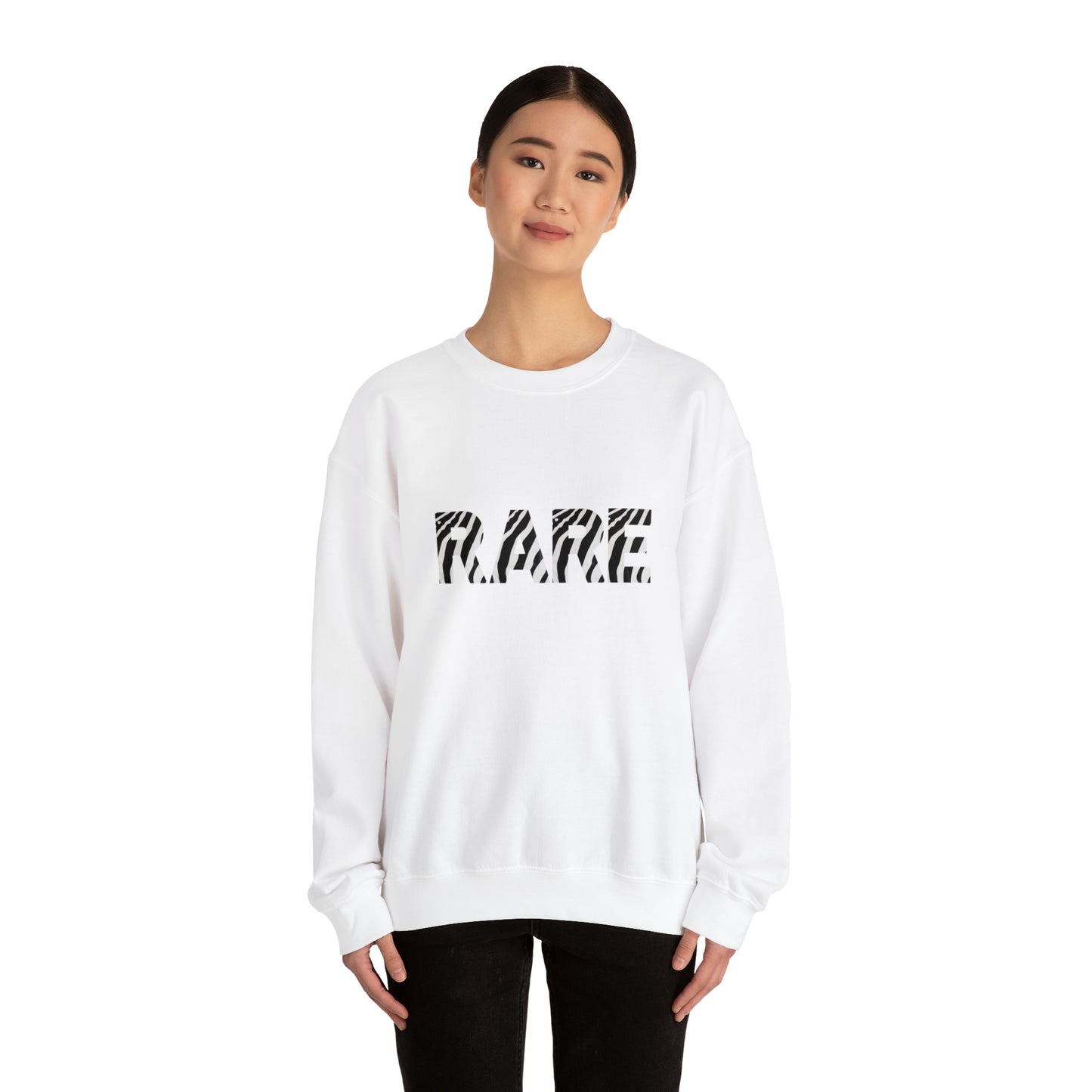 "Rare" Disease Zebra Print Sweatshirt