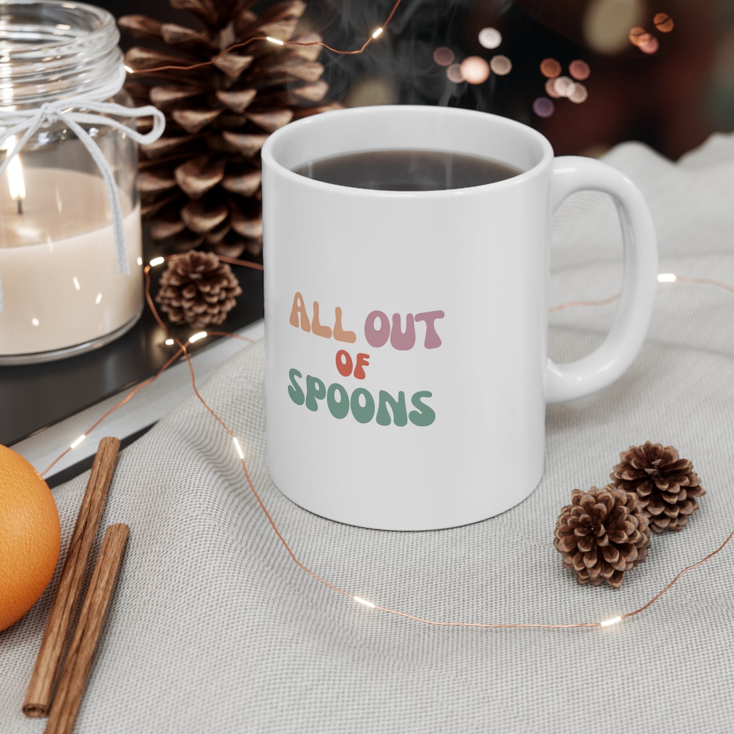 All Out Of Spoons Mug