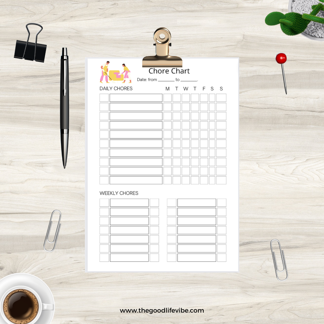 Printable Chore Chart