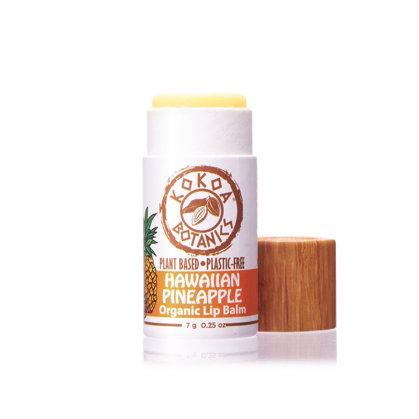 Hawaiian Pineapple - Natural Organic Lip Balm - Vegan - Plastic-Free .25 oz
