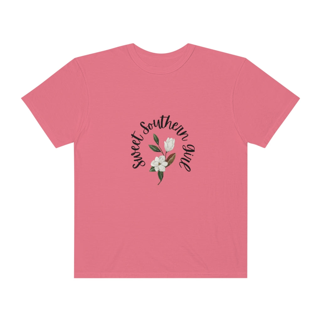Sweet Southern Girl T-shirt Comfort Colors Magnolia Tee Trendy Preppy Graphic Tshirt - The Good Life Vibe