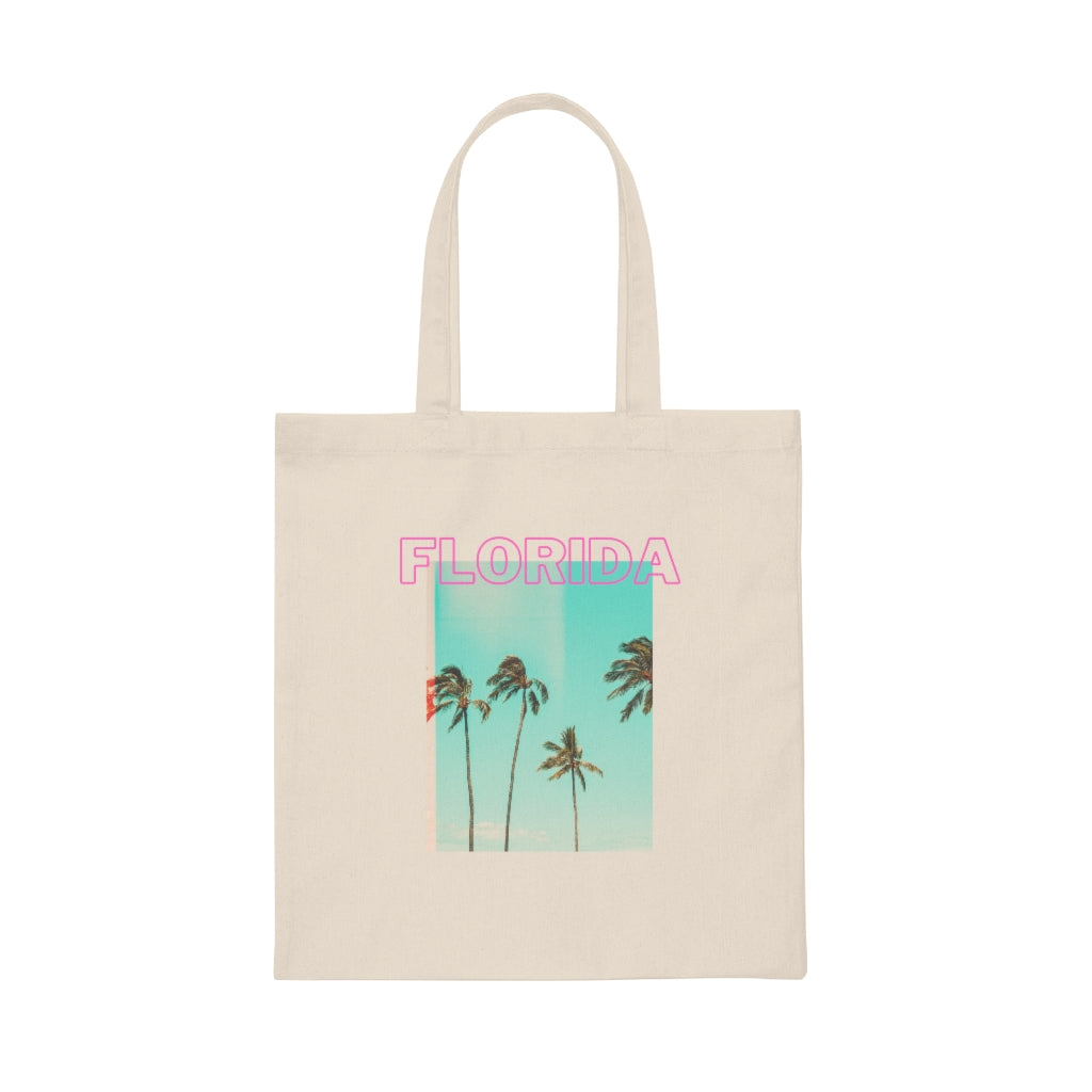 Florida Tote Bag Florida Beach Bag Preppy Clothes Trendy Tote Bags Aesthetic Bags Beachy Totes  Cute Tote Bags  Palm Tree Tote Bag - The Good Life Vibe