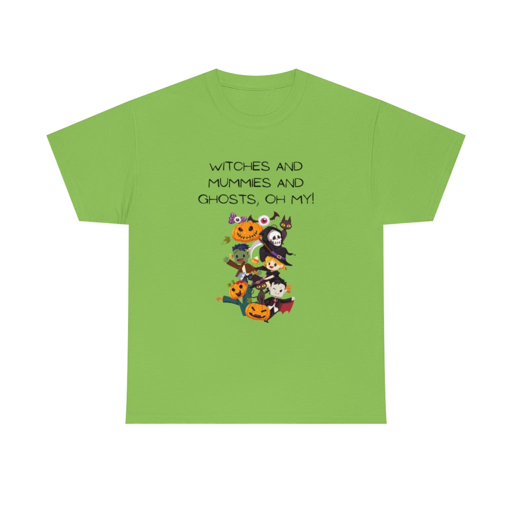 Halloween Spooky Vibe Witch Pumpkin Witches Ghost Ghouls Fun Trendy Heavy Cotton Tee - The Good Life Vibe