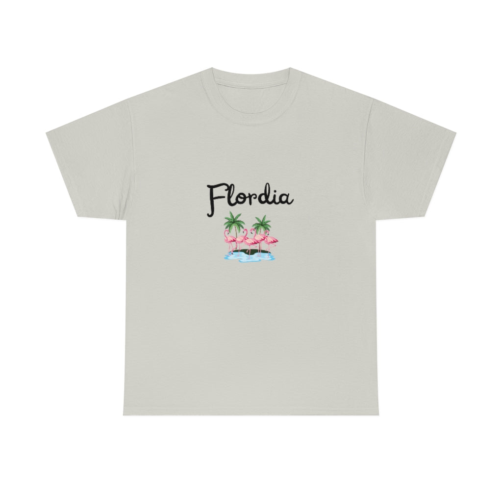 Florida Flamingo Tee Palm Tree Shirt Preppy Clothes Trendy Shirts Aesthetic Shirt Beachy Tee Cute Comfy Clothes Beach Shirt Poolside - The Good Life Vibe