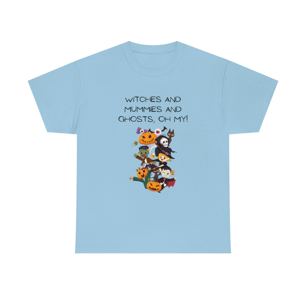 Halloween Spooky Vibe Witch Pumpkin Witches Ghost Ghouls Fun Trendy Heavy Cotton Tee - The Good Life Vibe