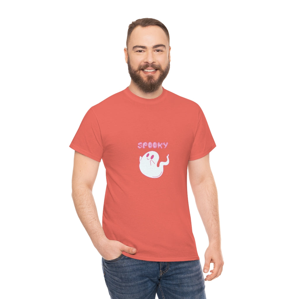 Spooky Ghost Tee Cute Halloween Tshirt Vintage Ghost Tee Autumn Apparel Fall Tshirts Fun Fall Tess - The Good Life Vibe