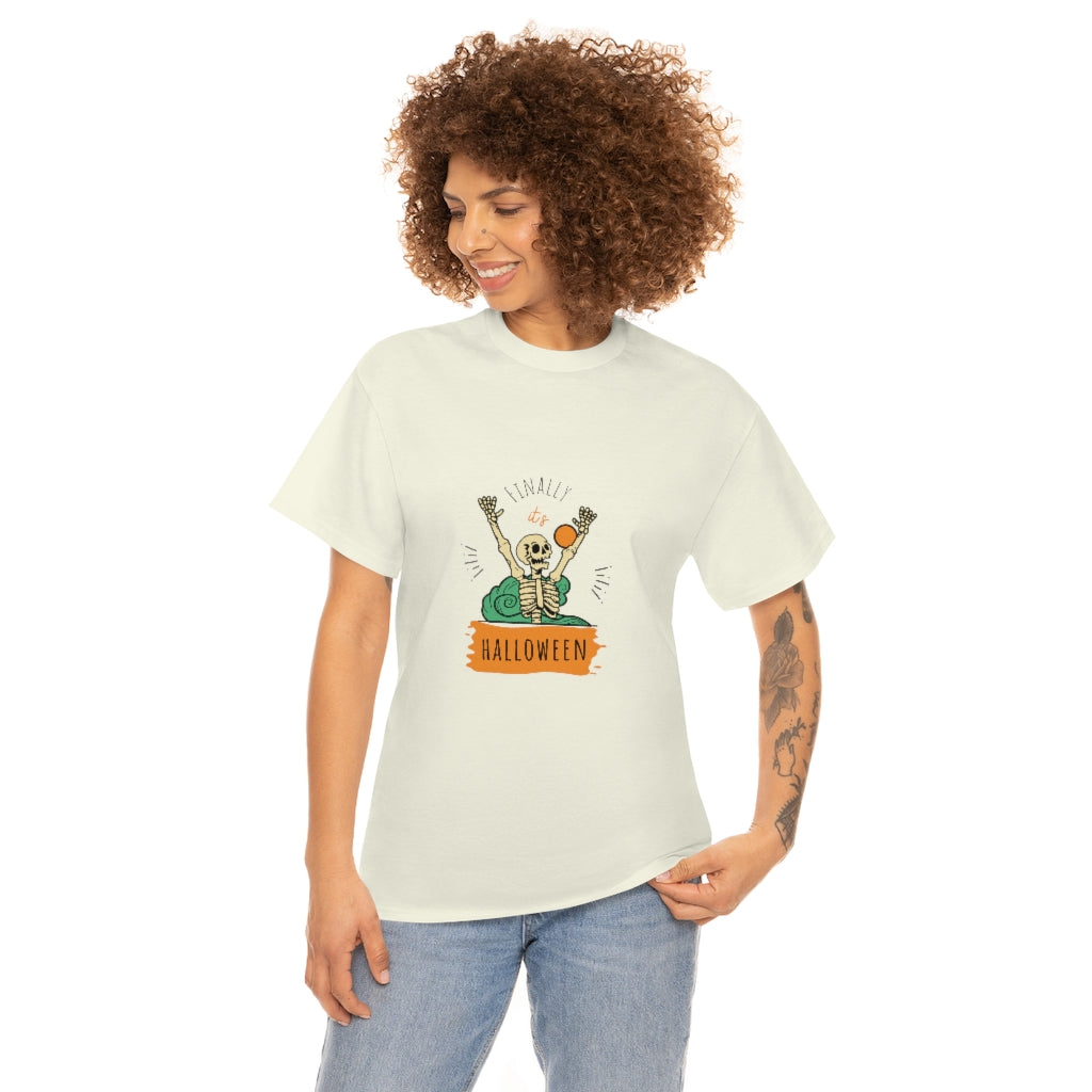 Skeleton T-Shirt Funny Halloween Tee Sarcastic Fall Shirt Trendy Tshirt Autumn Apparel - The Good Life Vibe