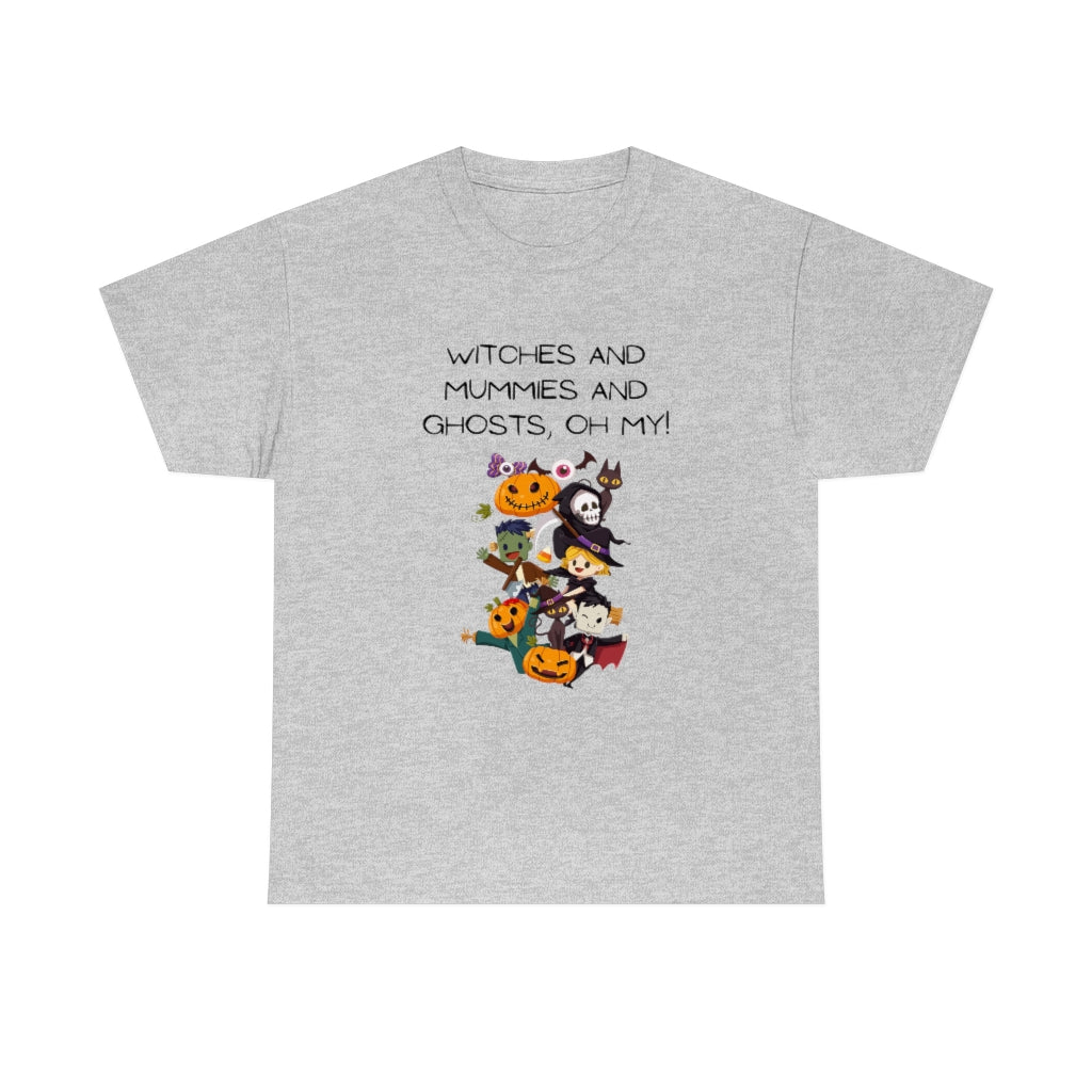 Halloween Spooky Vibe Witch Pumpkin Witches Ghost Ghouls Fun Trendy Heavy Cotton Tee - The Good Life Vibe