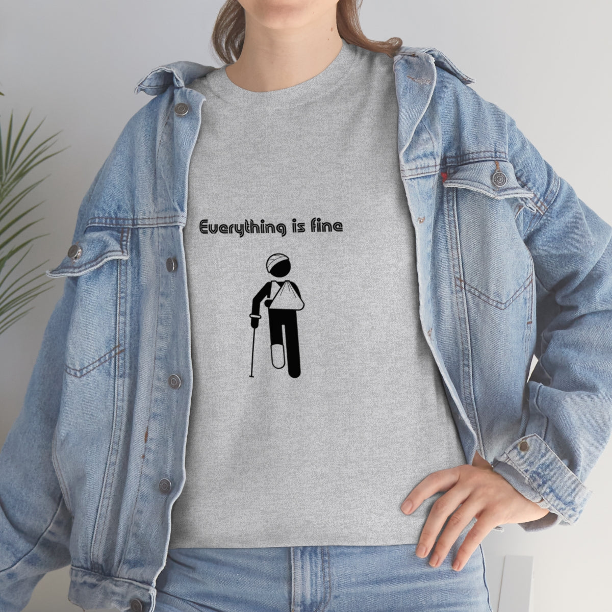 Everything is Fine Tshirt, I'm Fine Everything is Fine, Sarcastic Tshirt, Funny Tshirt, Recovering From Surgery Tshirt, Physical Therapy Tee - The Good Life Vibe