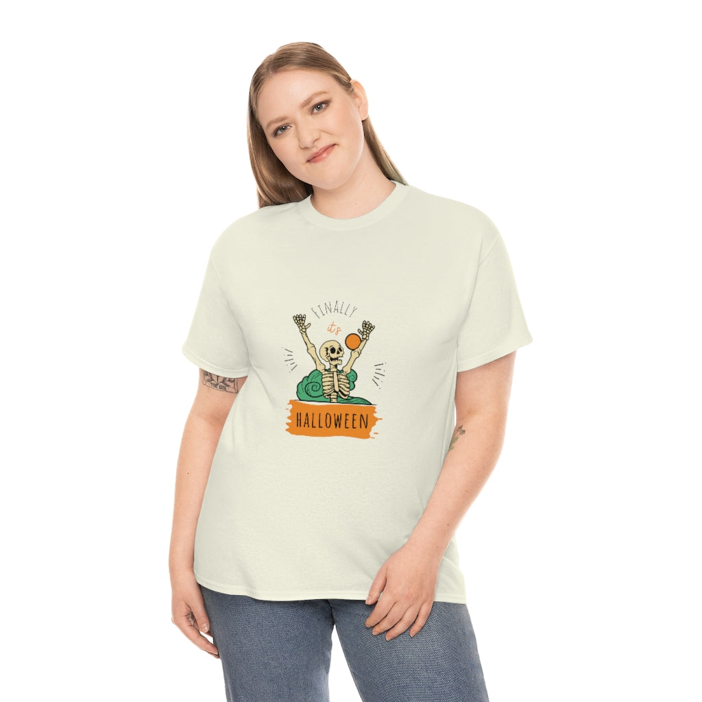 Skeleton T-Shirt Funny Halloween Tee Sarcastic Fall Shirt Trendy Tshirt Autumn Apparel - The Good Life Vibe