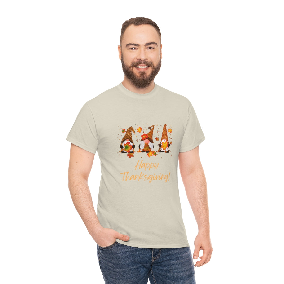 Thanksgiving Tshirt Gnome T-shirt Give Thanks Tee Gratitude Thankful Shirt Adult Fall Tees Autumn Apparel Cute Shirts Women Cute Fall Tee - The Good Life Vibe