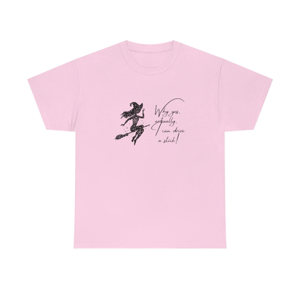 Witch Riding On Broom T-Shirt Funny Halloween Tee Sarcastic Fall Shirt Witches Tshirt Bitch T Witches Autumn Apparel - The Good Life Vibe