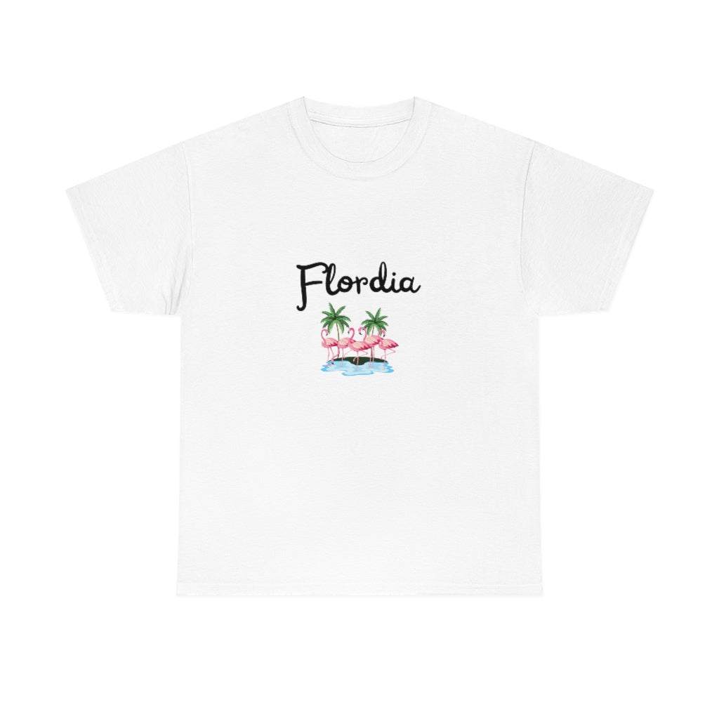Florida Flamingo Tee Palm Tree Shirt Preppy Clothes Trendy Shirts Aesthetic Shirt Beachy Tee Cute Comfy Clothes Beach Shirt Poolside - The Good Life Vibe