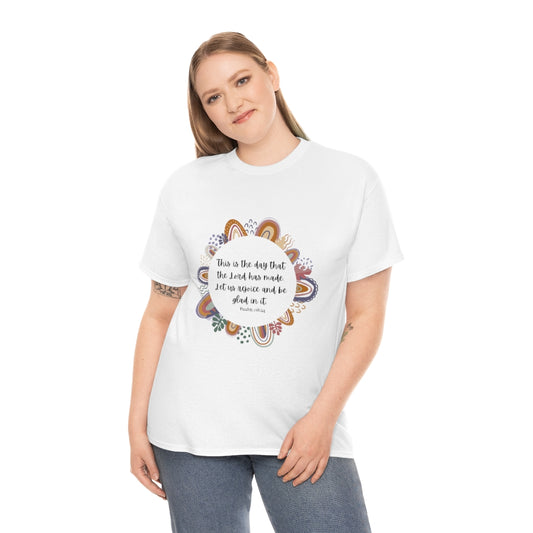 This Is The Day The Lord Made Tee Faith Tshirt Christian Apparel Bible Verse T-Shirt Christian Tshirts Womens Christian Gifts - The Good Life Vibe
