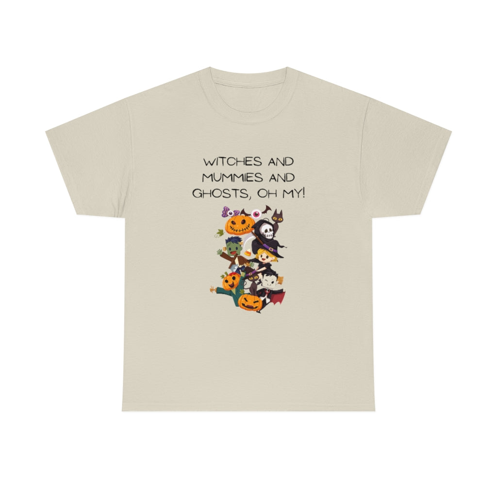 Halloween Spooky Vibe Witch Pumpkin Witches Ghost Ghouls Fun Trendy Heavy Cotton Tee - The Good Life Vibe