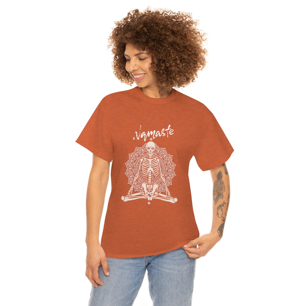 Namaste Skeleton Yoga Tee - The Good Life Vibe