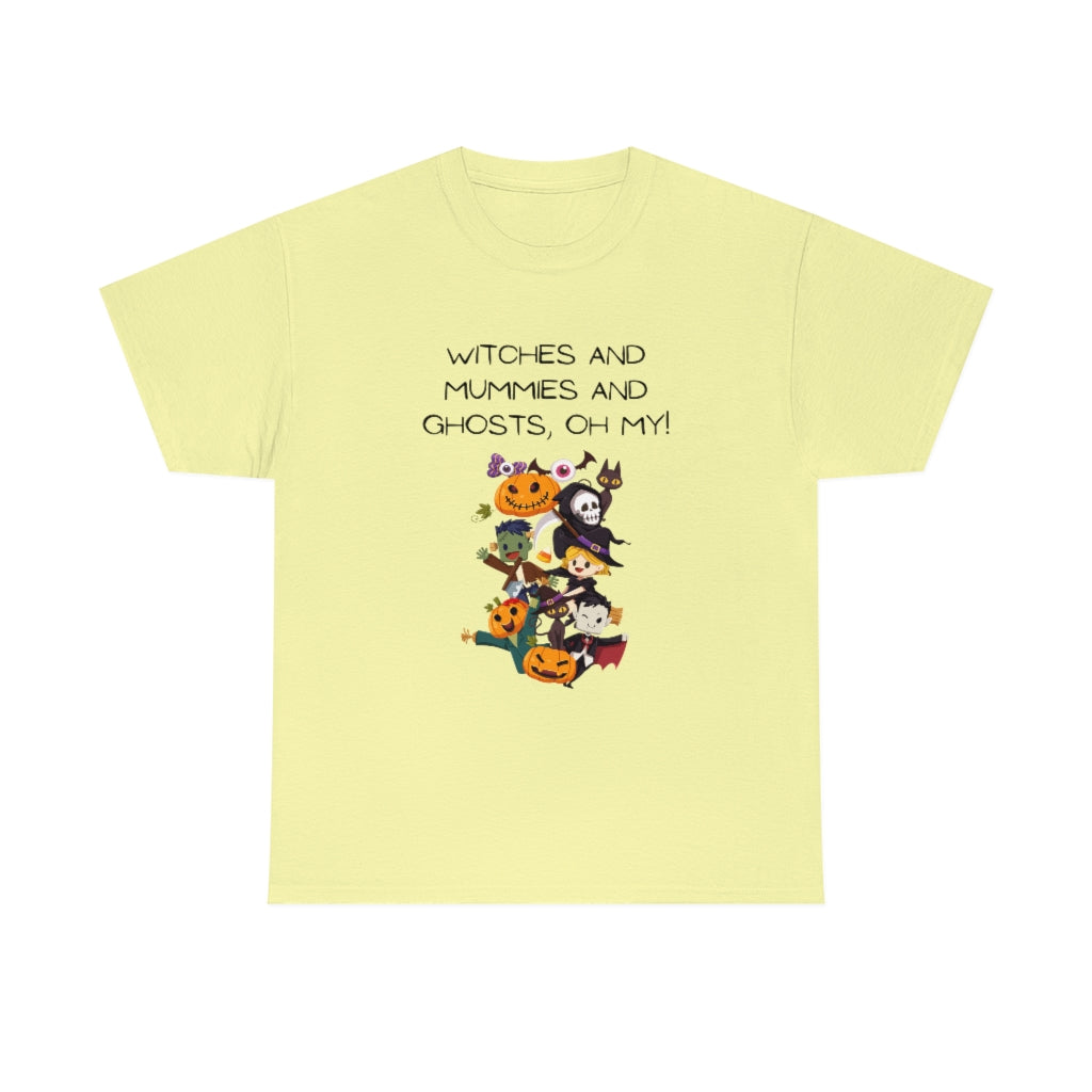 Halloween Spooky Vibe Witch Pumpkin Witches Ghost Ghouls Fun Trendy Heavy Cotton Tee - The Good Life Vibe