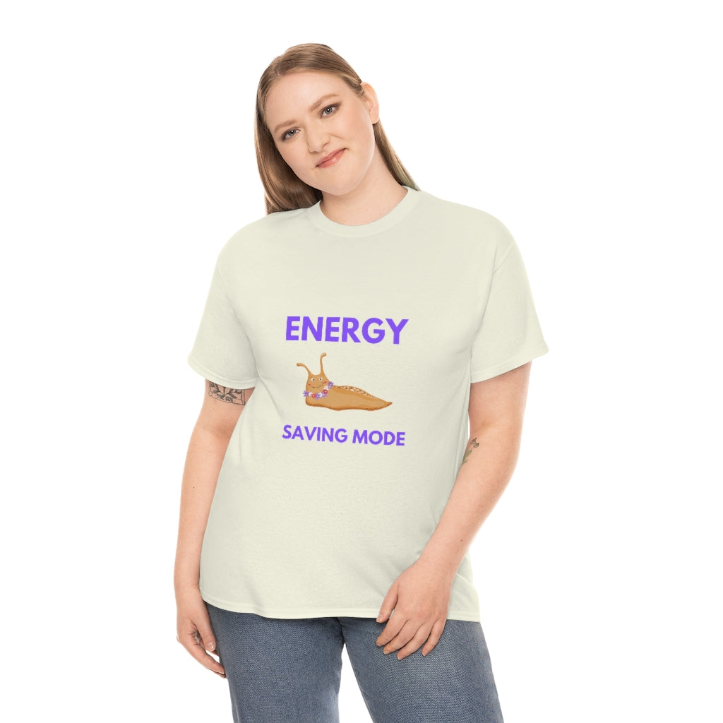 Energy Saving Mode Tee Slug Tshirt No Energy Shirt Funny Tshirts Funny Tshirts Mom Shirts Animal Tees - The Good Life Vibe