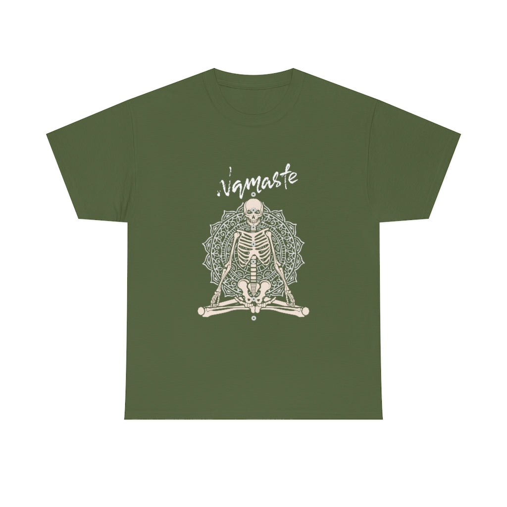 Namaste Skeleton Yoga Tee - The Good Life Vibe