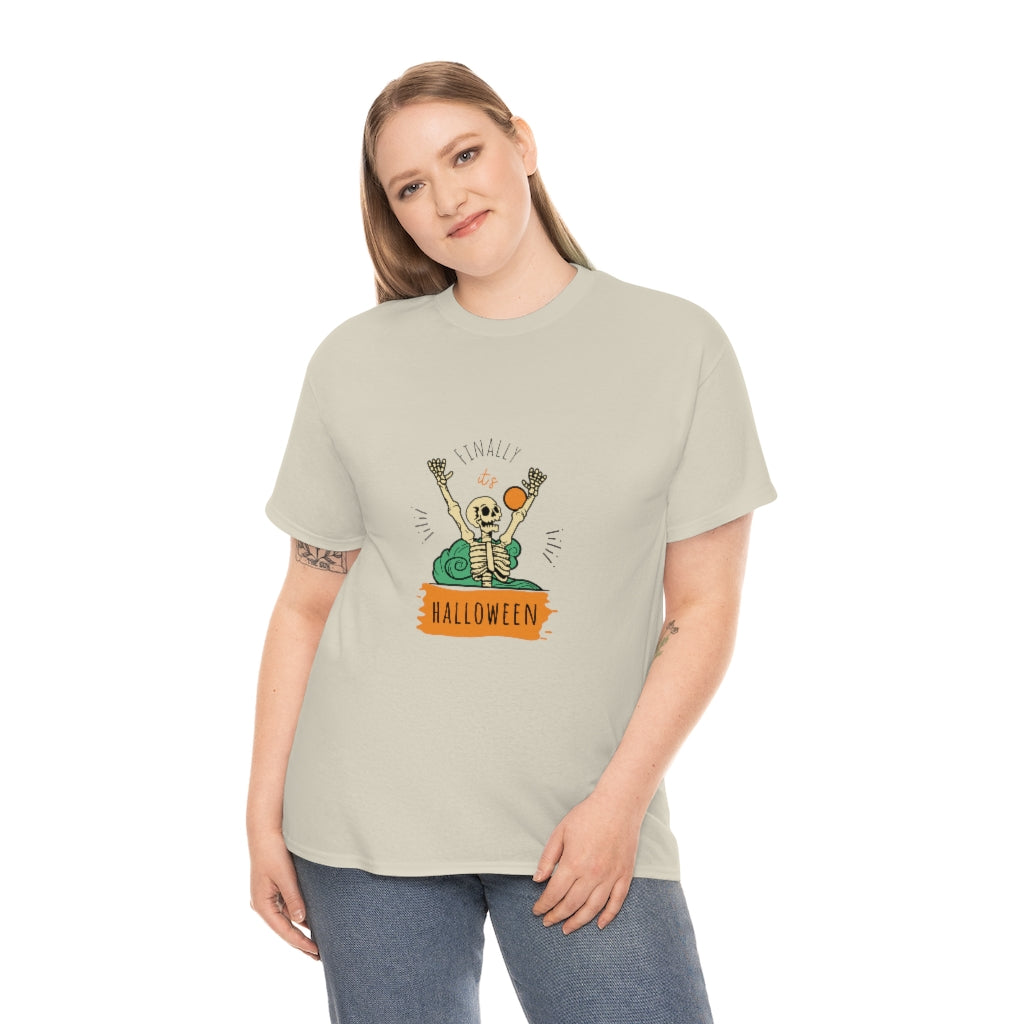 Skeleton T-Shirt Funny Halloween Tee Sarcastic Fall Shirt Trendy Tshirt Autumn Apparel - The Good Life Vibe