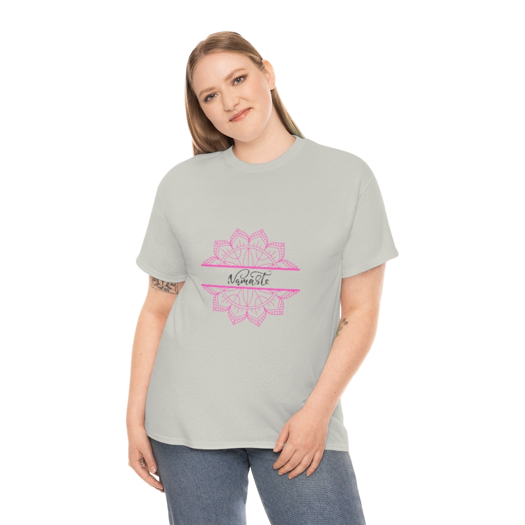 Namaste Tee Trendy Yoga Shirt Workout T-shirt Womens Tshirt Yoga Tee Graphic Comfy Shirt - The Good Life Vibe