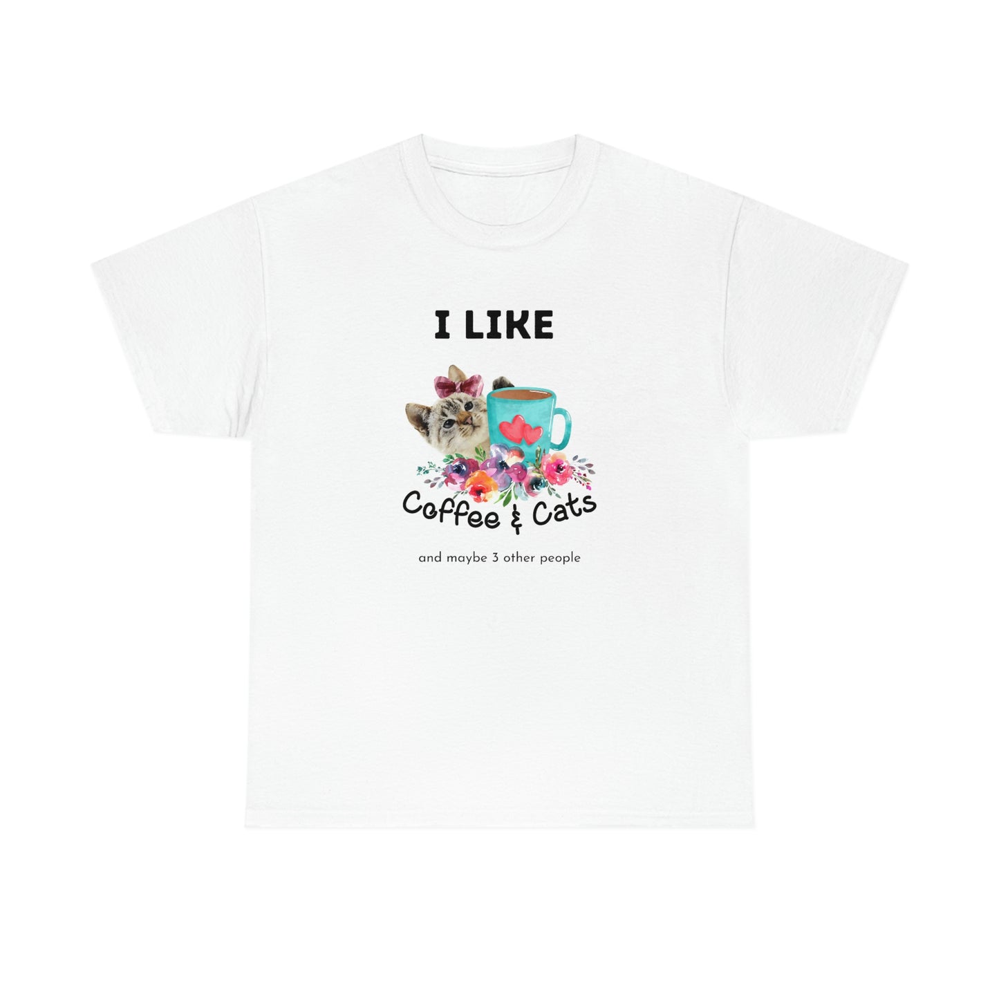 I Like Cats And Coffee And Maybe 3 Other People T-shirt
