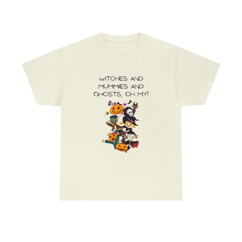 Halloween Spooky Vibe Witch Pumpkin Witches Ghost Ghouls Fun Trendy Heavy Cotton Tee - The Good Life Vibe