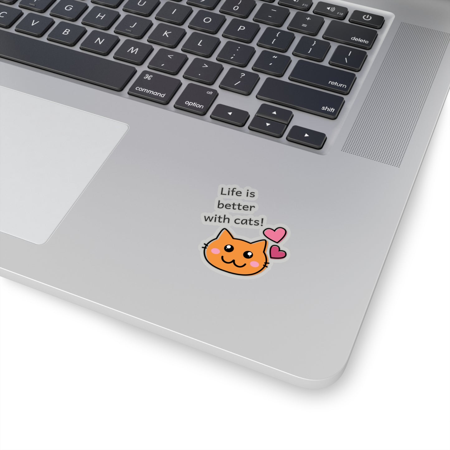 Life Is Better With Cats Kiss-Cut Stickers Cat Lady Attitude Stickers Love Cats Cat Lover Cute Cat Fun Decal Cattitude - The Good Life Vibe