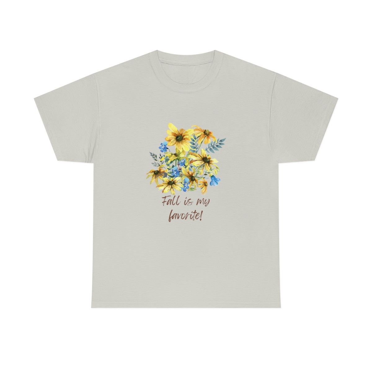 Fall is My Favorite Thanksgiving Tshirt Floral T-shirt Thankful Shirt Adult Fall Tees Autumn Apparel Cute Shirts Women Cute Fall Tee - The Good Life Vibe