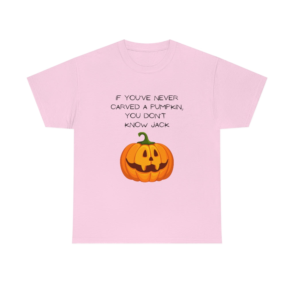 Halloween Fall Spooky Pumpkin Jack O' Lantern Funny Slogan Trendy Gift Heavy Cotton Tee - The Good Life Vibe