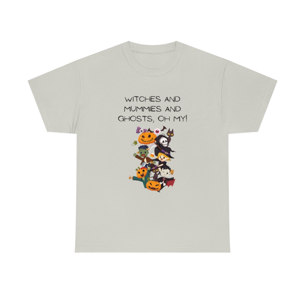 Halloween Spooky Vibe Witch Pumpkin Witches Ghost Ghouls Fun Trendy Heavy Cotton Tee - The Good Life Vibe