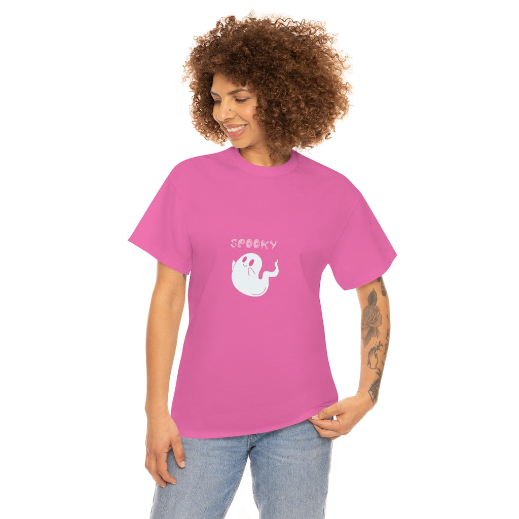 Spooky Ghost Tee Cute Halloween Tshirt Vintage Ghost Tee Autumn Apparel Fall Tshirts Fun Fall Tess - The Good Life Vibe