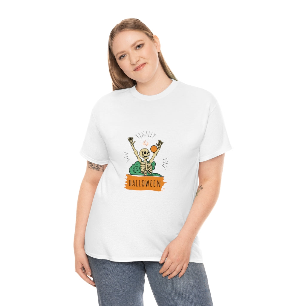 Skeleton T-Shirt Funny Halloween Tee Sarcastic Fall Shirt Trendy Tshirt Autumn Apparel - The Good Life Vibe