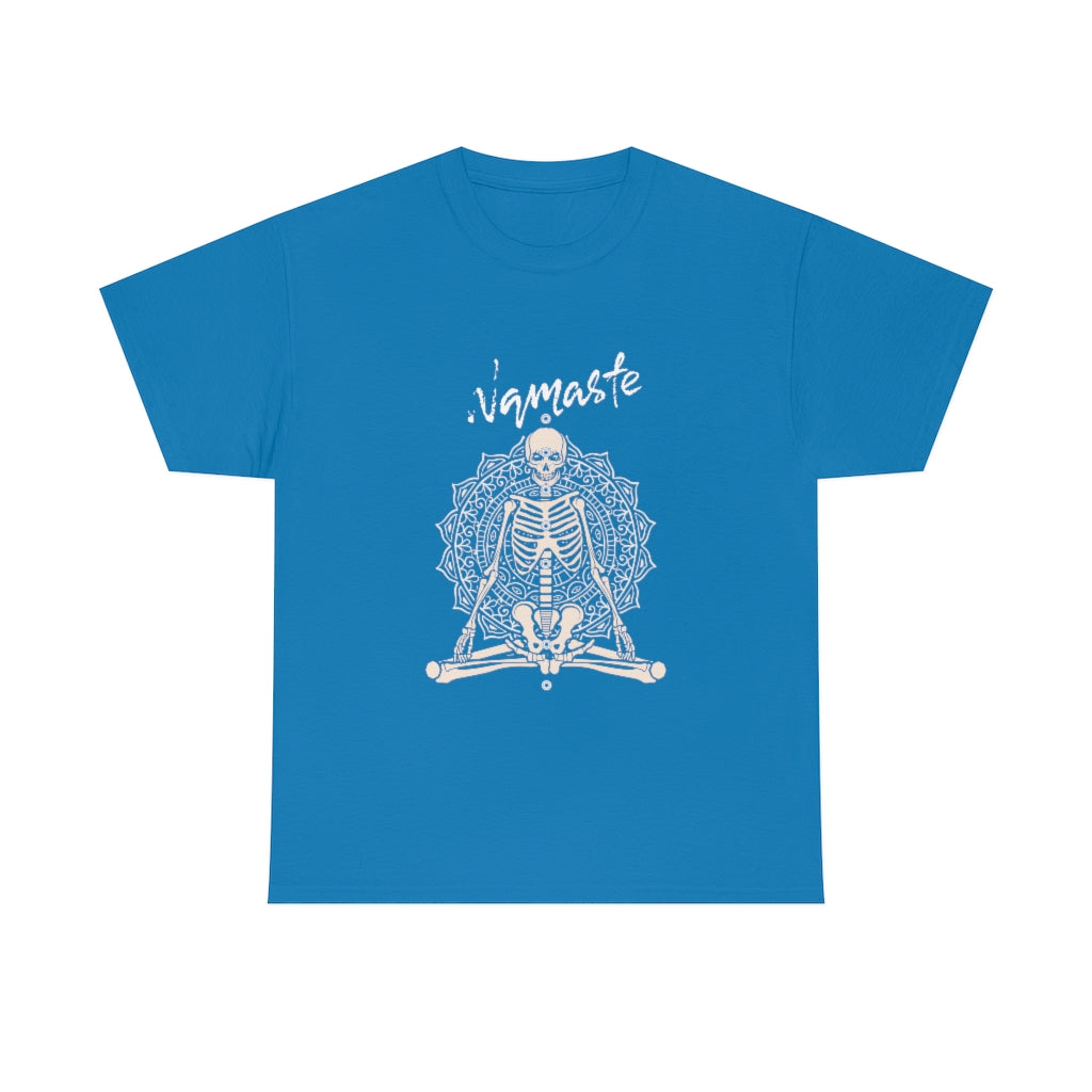 Namaste Skeleton Yoga Tee - The Good Life Vibe
