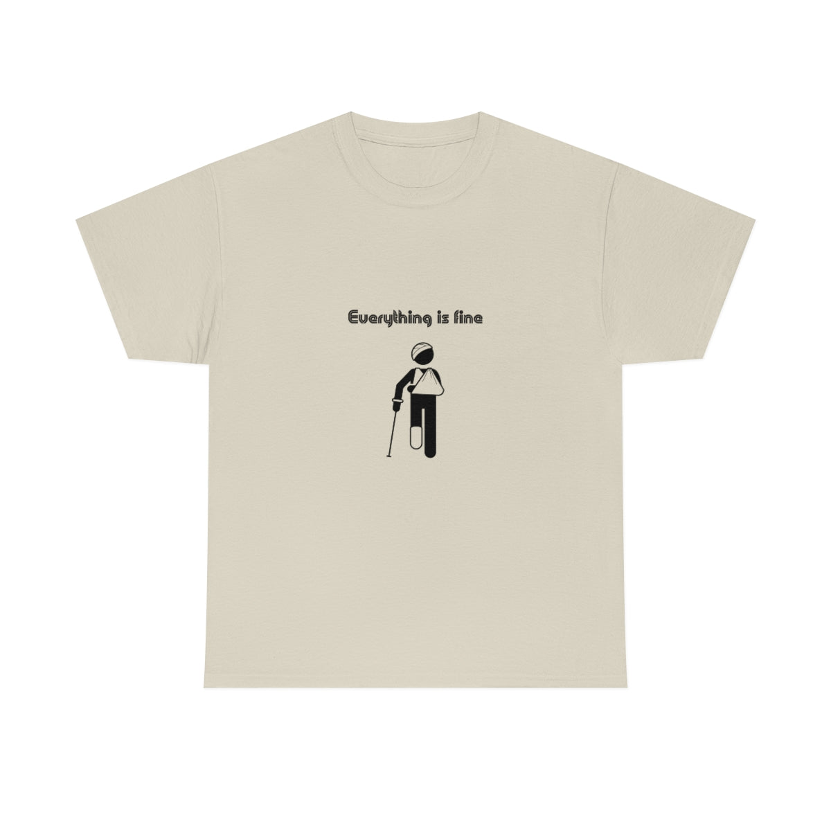 Everything is Fine Tshirt, I'm Fine Everything is Fine, Sarcastic Tshirt, Funny Tshirt, Recovering From Surgery Tshirt, Physical Therapy Tee - The Good Life Vibe