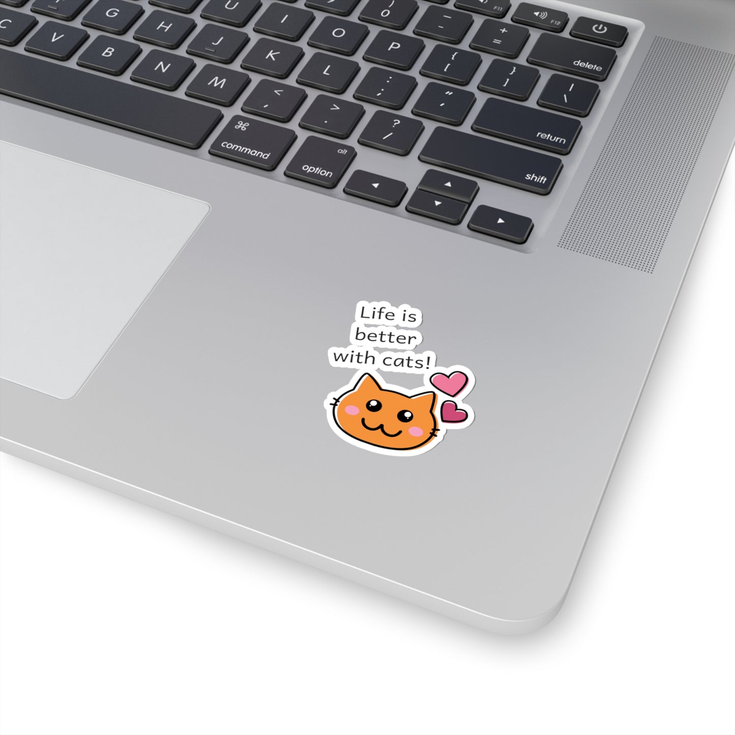 Life Is Better With Cats Kiss-Cut Stickers Cat Lady Attitude Stickers Love Cats Cat Lover Cute Cat Fun Decal Cattitude - The Good Life Vibe