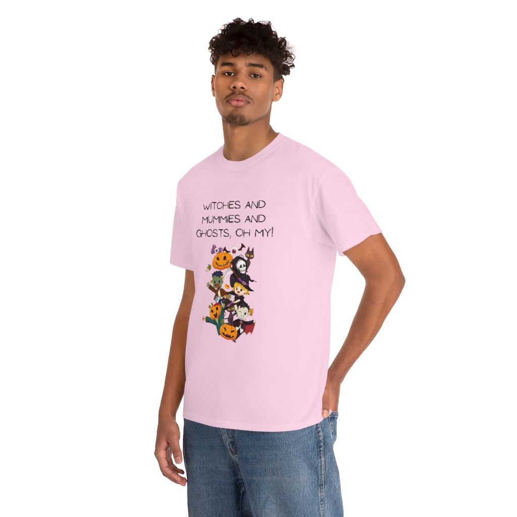 Halloween Spooky Vibe Witch Pumpkin Witches Ghost Ghouls Fun Trendy Heavy Cotton Tee - The Good Life Vibe