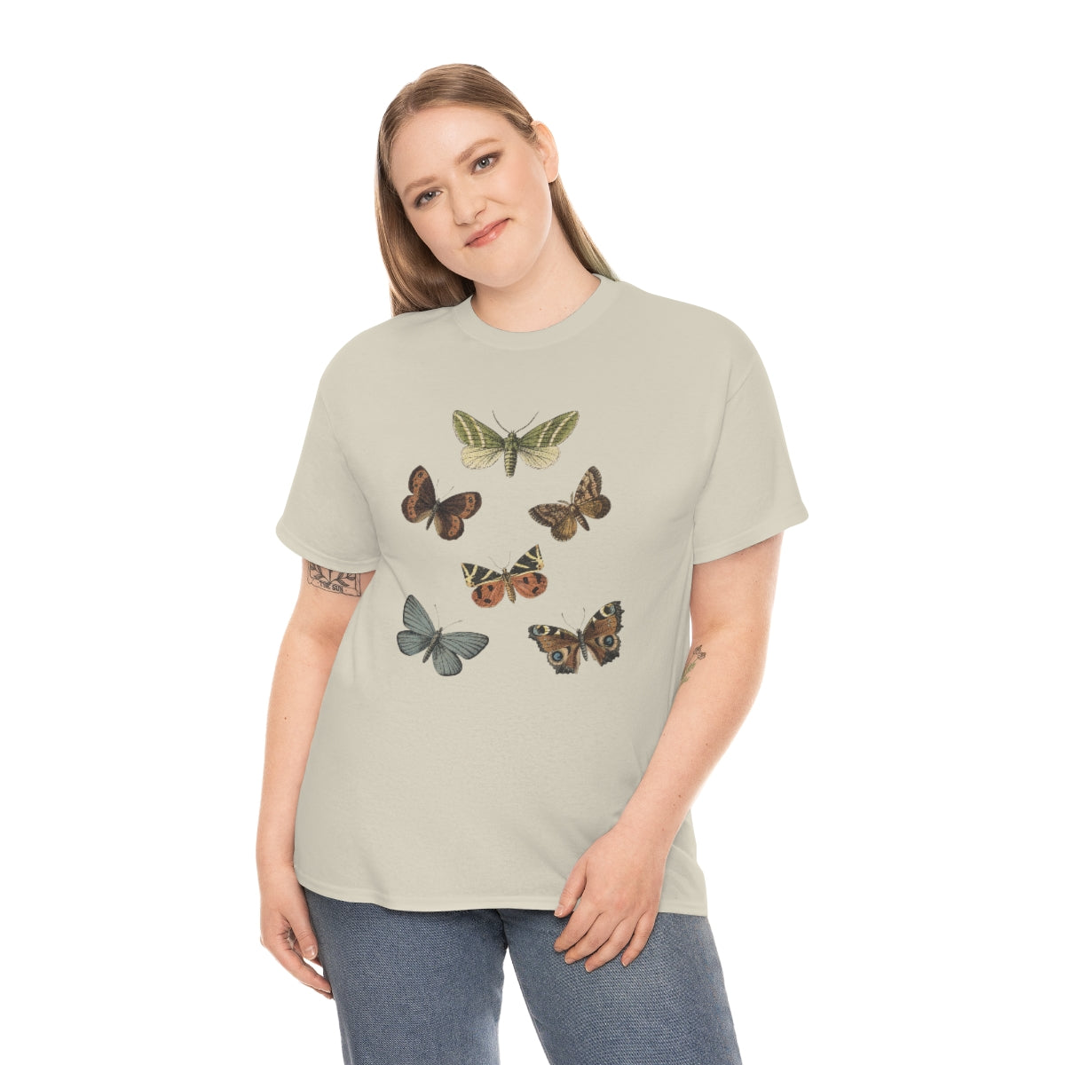 Butterfly Tshirt, Nature Shirt, Vintage Inspired Butterfly Shirt, Vintage Wildlife Shirt, Wildlife Shirt, Shirt for Nature Lover - The Good Life Vibe