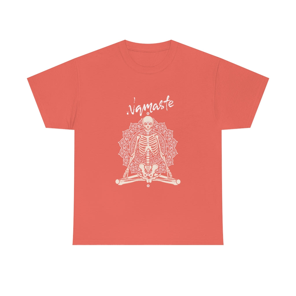 Namaste Skeleton Yoga Tee - The Good Life Vibe