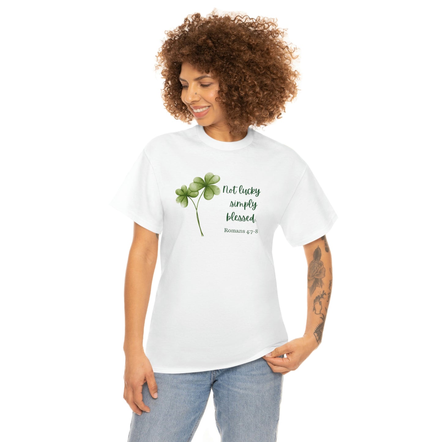 Not Lucky Simply Blessed St Patricks Day Shirt