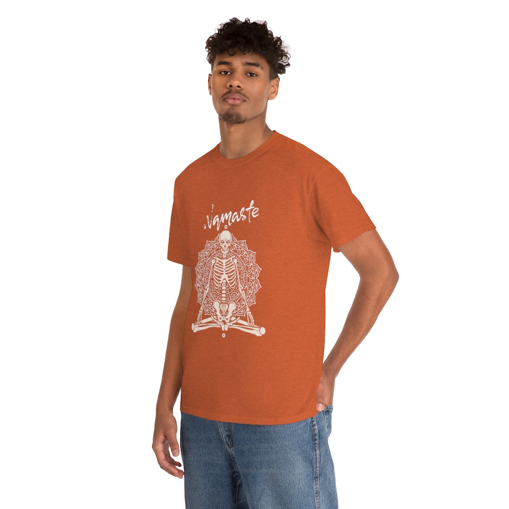 Namaste Skeleton Yoga Tee - The Good Life Vibe