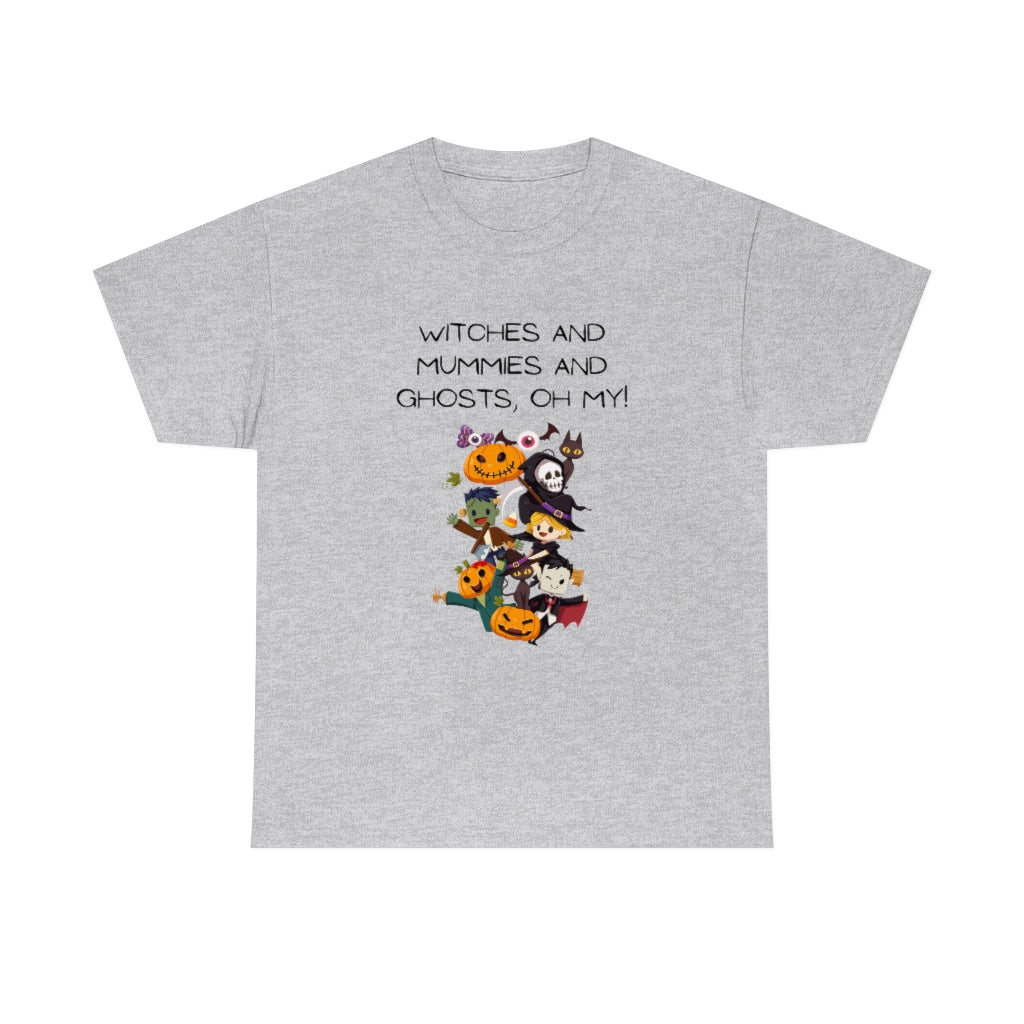 Halloween Spooky Vibe Witch Pumpkin Witches Ghost Ghouls Fun Trendy Heavy Cotton Tee - The Good Life Vibe