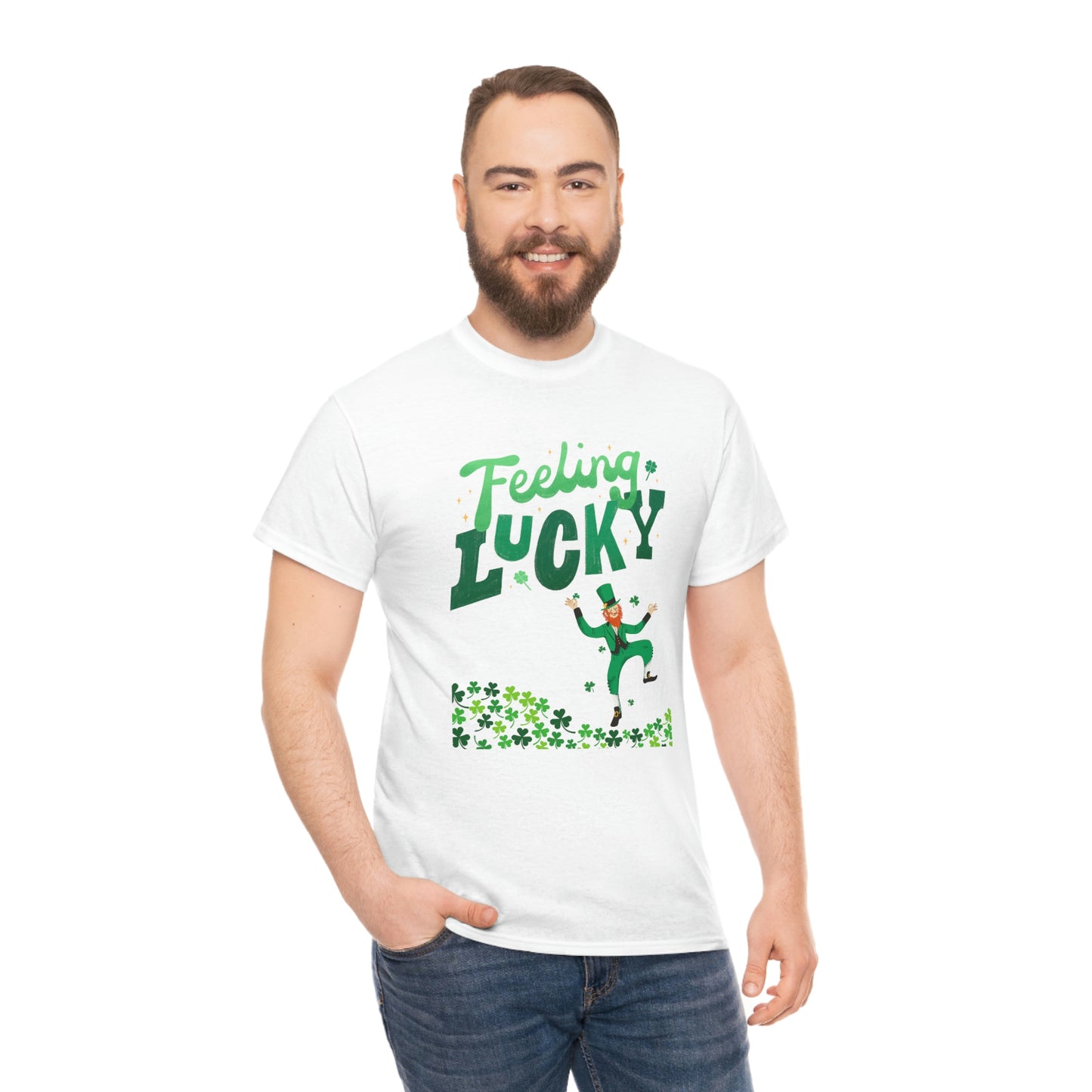 Feeling Lucky! St. Patrick's Day Leprechaun Tshirt